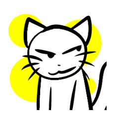 [LINEスタンプ] 猫が主をサポートの画像（メイン）