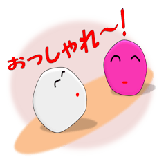 [LINEスタンプ] もち子のつぶやきの画像（メイン）