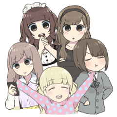 [LINEスタンプ] 読者モデルLINEスタンプ