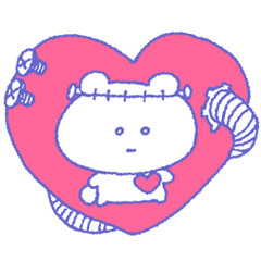 [LINEスタンプ] フランケンくまちゃんの画像（メイン）