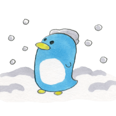 [LINEスタンプ] ペンギンの生活スタンプの画像（メイン）