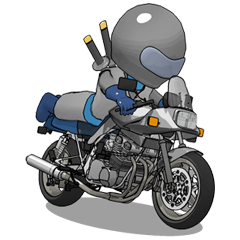 [LINEスタンプ] ライダー刀くん