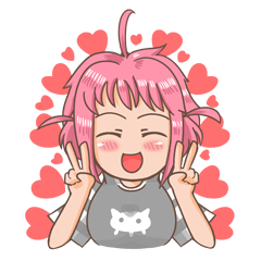 [LINEスタンプ] Pinky Punkyの画像（メイン）