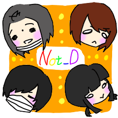 [LINEスタンプ] Not_D！の画像（メイン）