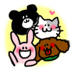 [LINEスタンプ] うさこと、なかまたちの画像（メイン）