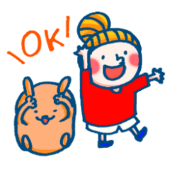 [LINEスタンプ] うさぎちゃんと一緒の画像（メイン）