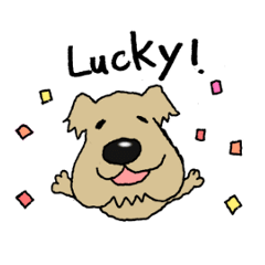 [LINEスタンプ] Kawaii dogs (Only English)の画像（メイン）