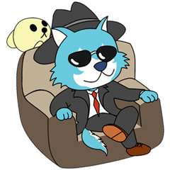 [LINEスタンプ] Sicilian Husky ＆ Fellow