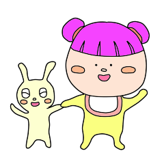 [LINEスタンプ] ポーとキャロリン