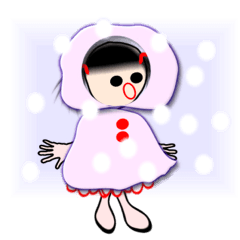 [LINEスタンプ] 女の子「コッコちゃん」の画像（メイン）