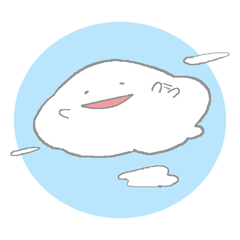 [LINEスタンプ] しろいあのこふしぎなこ