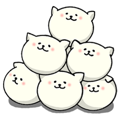 [LINEスタンプ] ねこだくさん