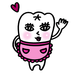 [LINEスタンプ] ミセス奥歯