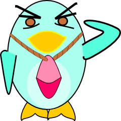 [LINEスタンプ] スリッパペンギン