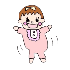 [LINEスタンプ] ももの子育ての画像（メイン）