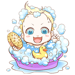 [LINEスタンプ] Dear Baby～Cutie blonde baby～