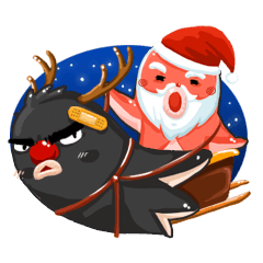 [LINEスタンプ] 卓クリスマスの楽しみの画像（メイン）