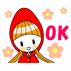 [LINEスタンプ] 童話っぽい女の子スタンプの画像（メイン）