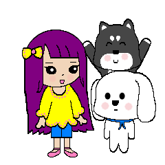 [LINEスタンプ] SIAO MI and her friends.