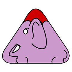 [LINEスタンプ] Elephant Triangle