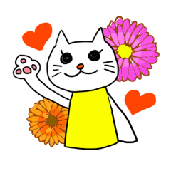 [LINEスタンプ] 落書きキャット