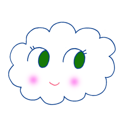 [LINEスタンプ] モクモクくもこさんの画像（メイン）