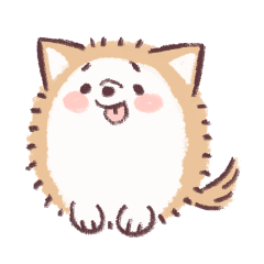 [LINEスタンプ] わたいぬブンちゃん