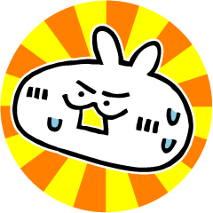 [LINEスタンプ] うさぽんのつぶやき