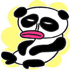 [LINEスタンプ] やさぐれパンダと仲間達