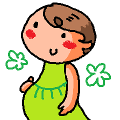 [LINEスタンプ] がんばれ妊婦さん