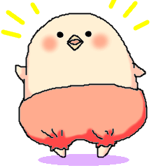 [LINEスタンプ] かぼパンひよこ