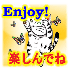 [LINEスタンプ] 猫で会話 英単語 中級