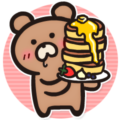 [LINEスタンプ] くまくまー。の画像（メイン）