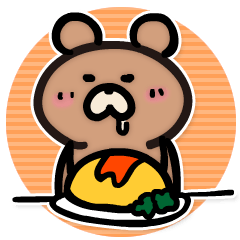 [LINEスタンプ] くまくまー。待ち合わせの画像（メイン）