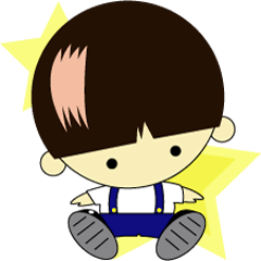 [LINEスタンプ] ボクの一日。
