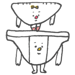 [LINEスタンプ] パンツちゃんとブリーフくん