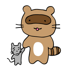 [LINEスタンプ] たぬとティチュウの画像（メイン）