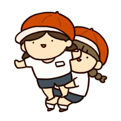 [LINEスタンプ] 小学生たちの画像（メイン）