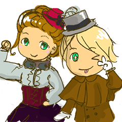 [LINEスタンプ] Steampunk 日常の画像（メイン）