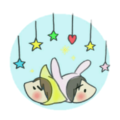 [LINEスタンプ] うさぎとトラの画像（メイン）