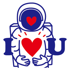 [LINEスタンプ] 宇宙飛行士くん