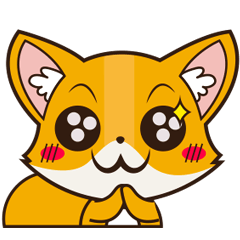 [LINEスタンプ] Foxy, cute little foxの画像（メイン）