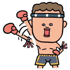 [LINEスタンプ] ムエタイBOY