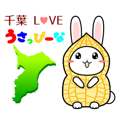 [LINEスタンプ] 千葉県LOVE うさっぴーなの画像（メイン）