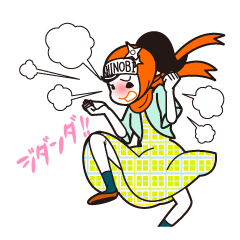 [LINEスタンプ] シノビ乙女の画像（メイン）