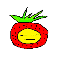 [LINEスタンプ] いちご君