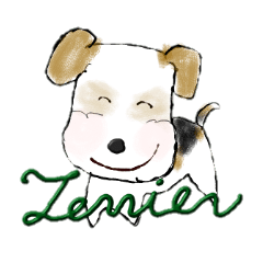 [LINEスタンプ] Fox Terrierの画像（メイン）