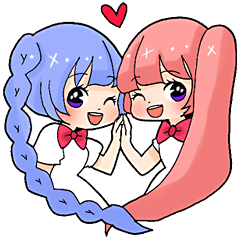 [LINEスタンプ] こんぺいとう ツィンズの画像（メイン）