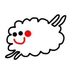 [LINEスタンプ] かわいい雲