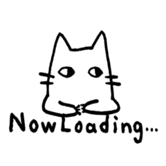 [LINEスタンプ] 白い猫〜